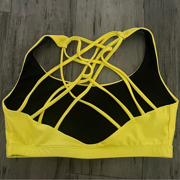 Onzie Chic Bra Yellow Size Small - Picture 2 of 4